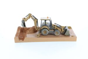 1:50 Cat 420F2 IT Weathered Backhoe Loader