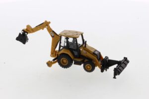 1:64 Scale Cat 420 XE Backhoe Loader with Work Tools